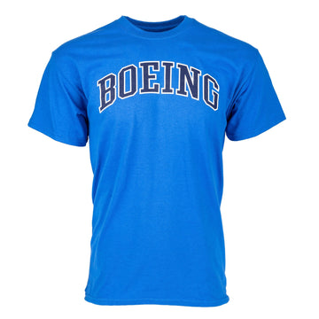 Boeing Varsity Tee Blue