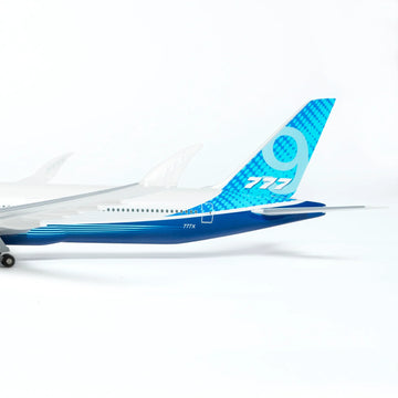 Boeing 777-9 1:200 Model Aircraft Tail View