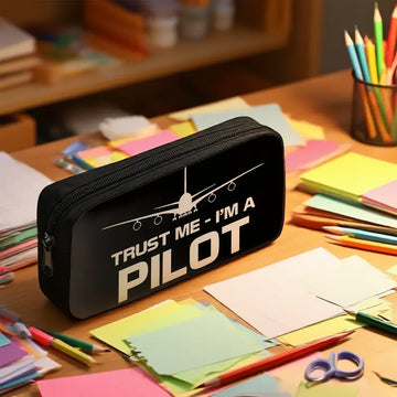 TRUST ME - I'M A PILOT Pencil Case