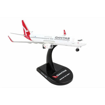 Qantas 737-800 Alice Springs Diecast Model. Postage Stamp Collection. 1:300 Scale